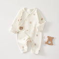 Baby Jumpsuit Spring And Autumn Pure Cotton Clothes June 01 New Baby Butterfly Clothes Ha Boneless Baby Monk Clothes