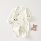 Baby Jumpsuit Spring And Autumn Pure Cotton Clothes June 01 New Baby Butterfly Clothes Ha Boneless Baby Monk Clothes