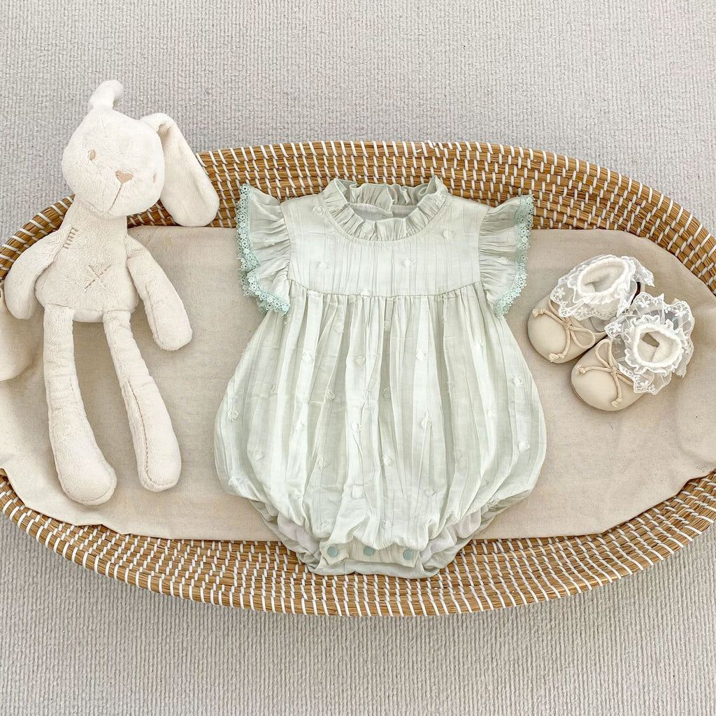 Sage Blossom Romper
