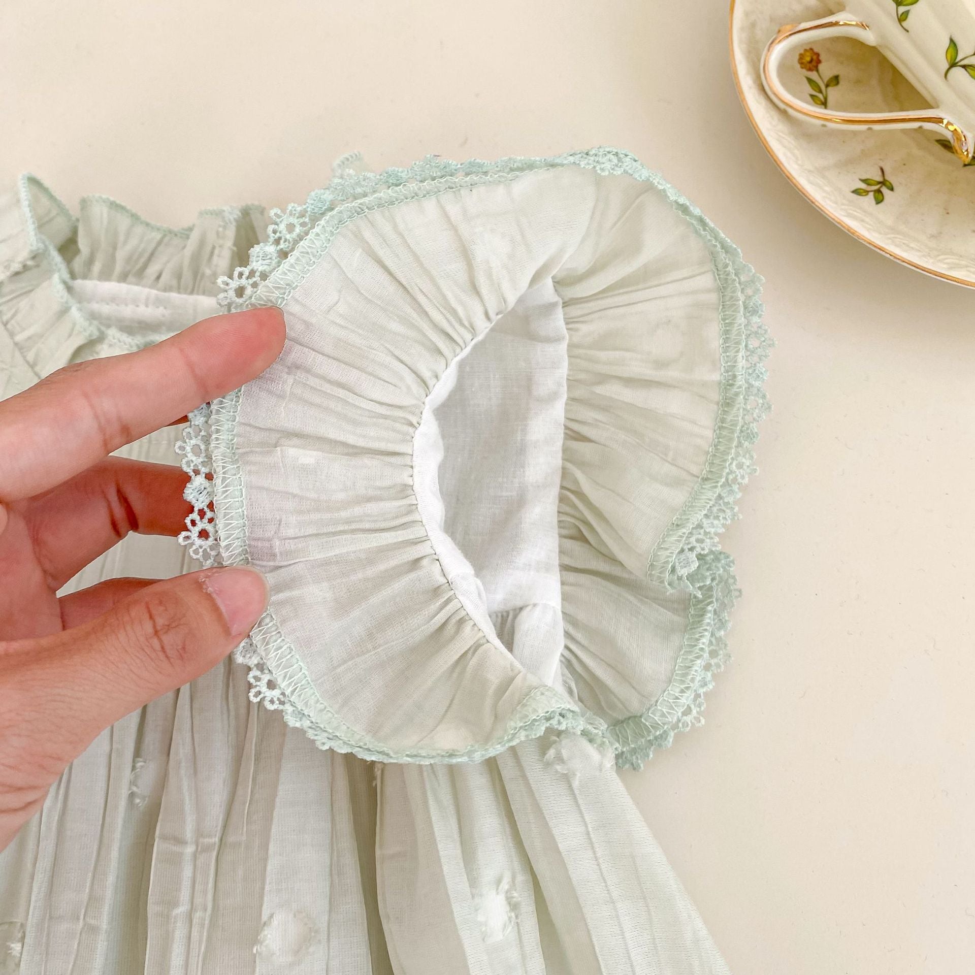 Sage Blossom Romper