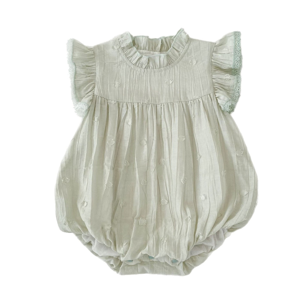 Sage Blossom Romper