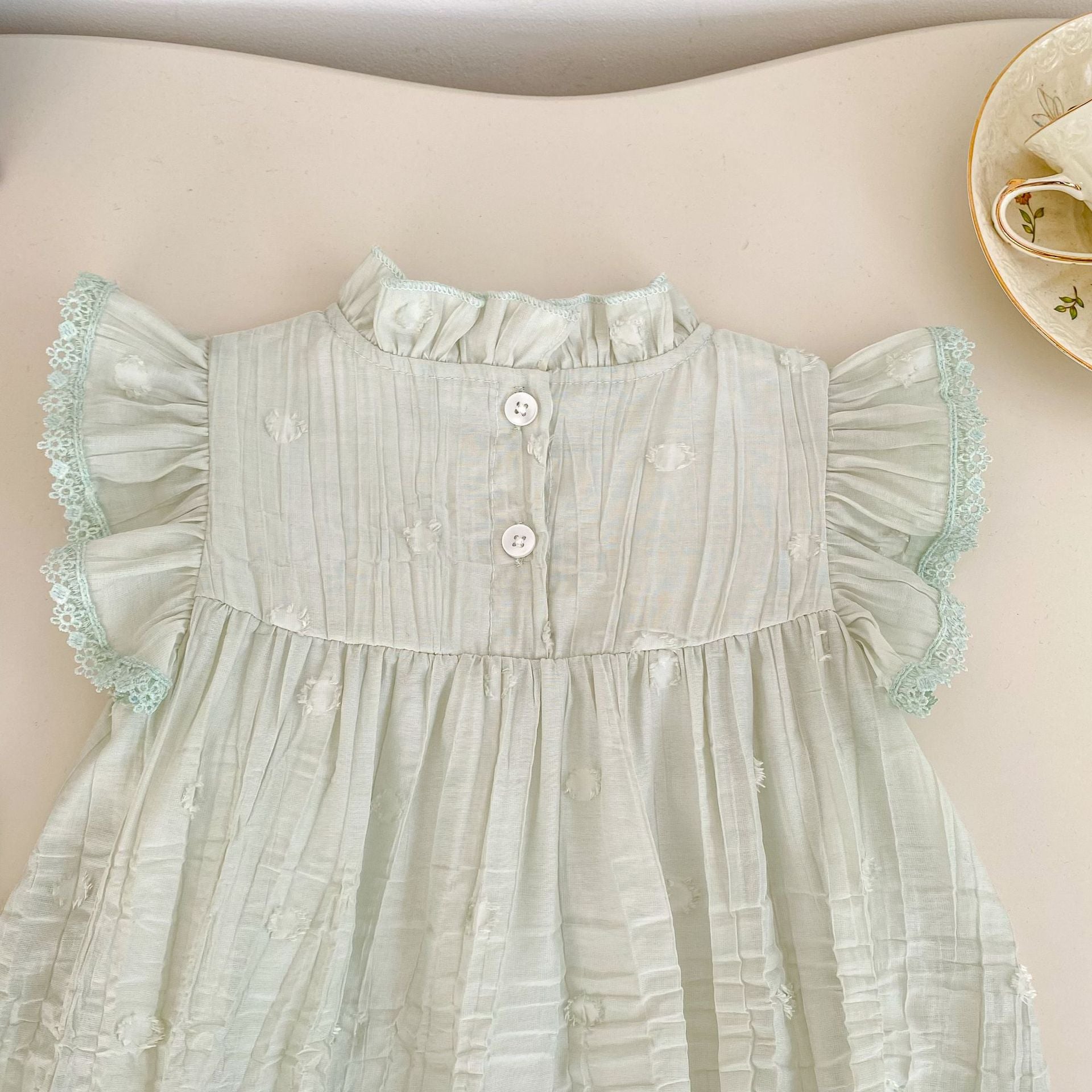 Sage Blossom Romper