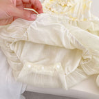 Golden Blossom Princess Dress Set