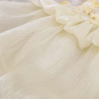 Golden Blossom Princess Dress Set