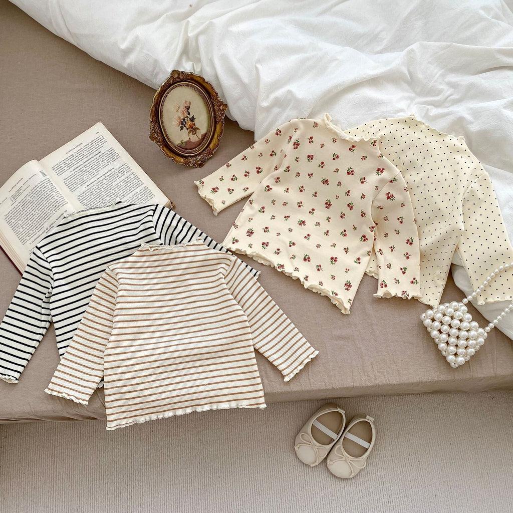 Vintage Blossom Rib Top