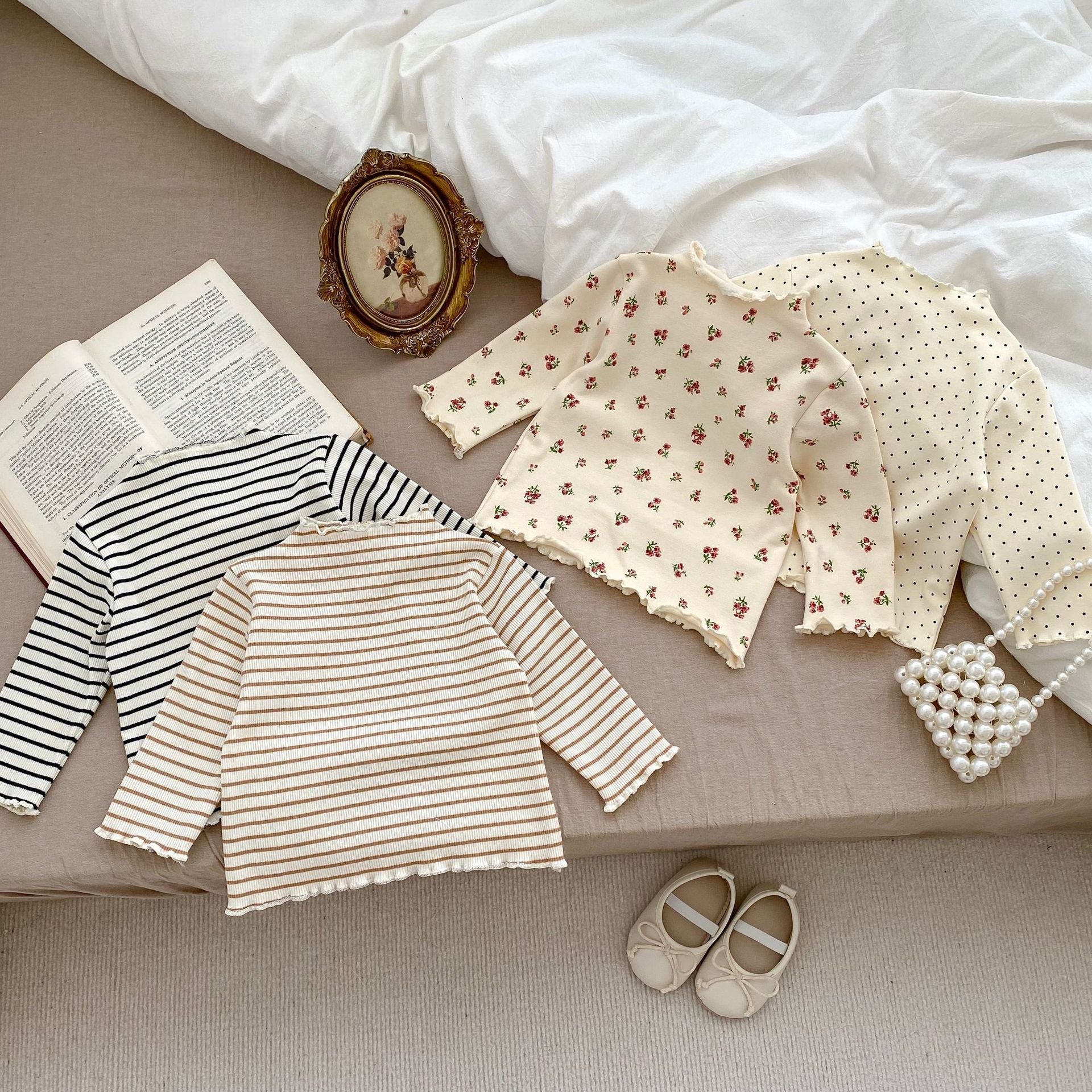 Vintage Blossom Rib Top
