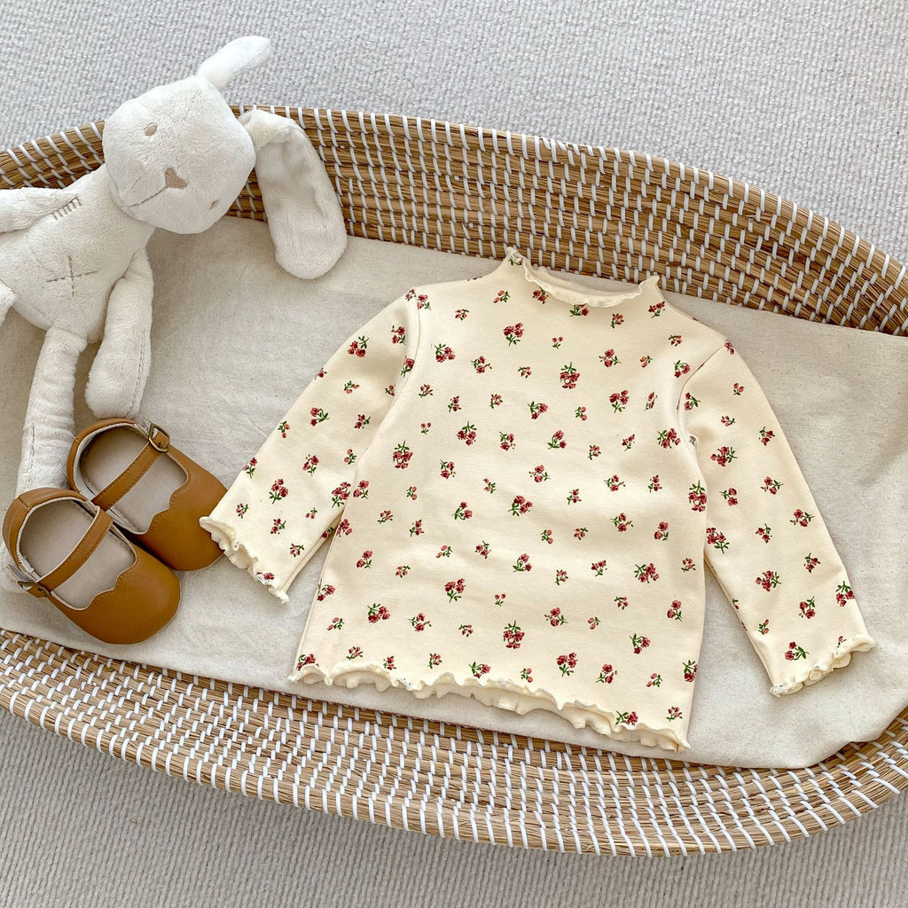 Vintage Blossom Rib Top