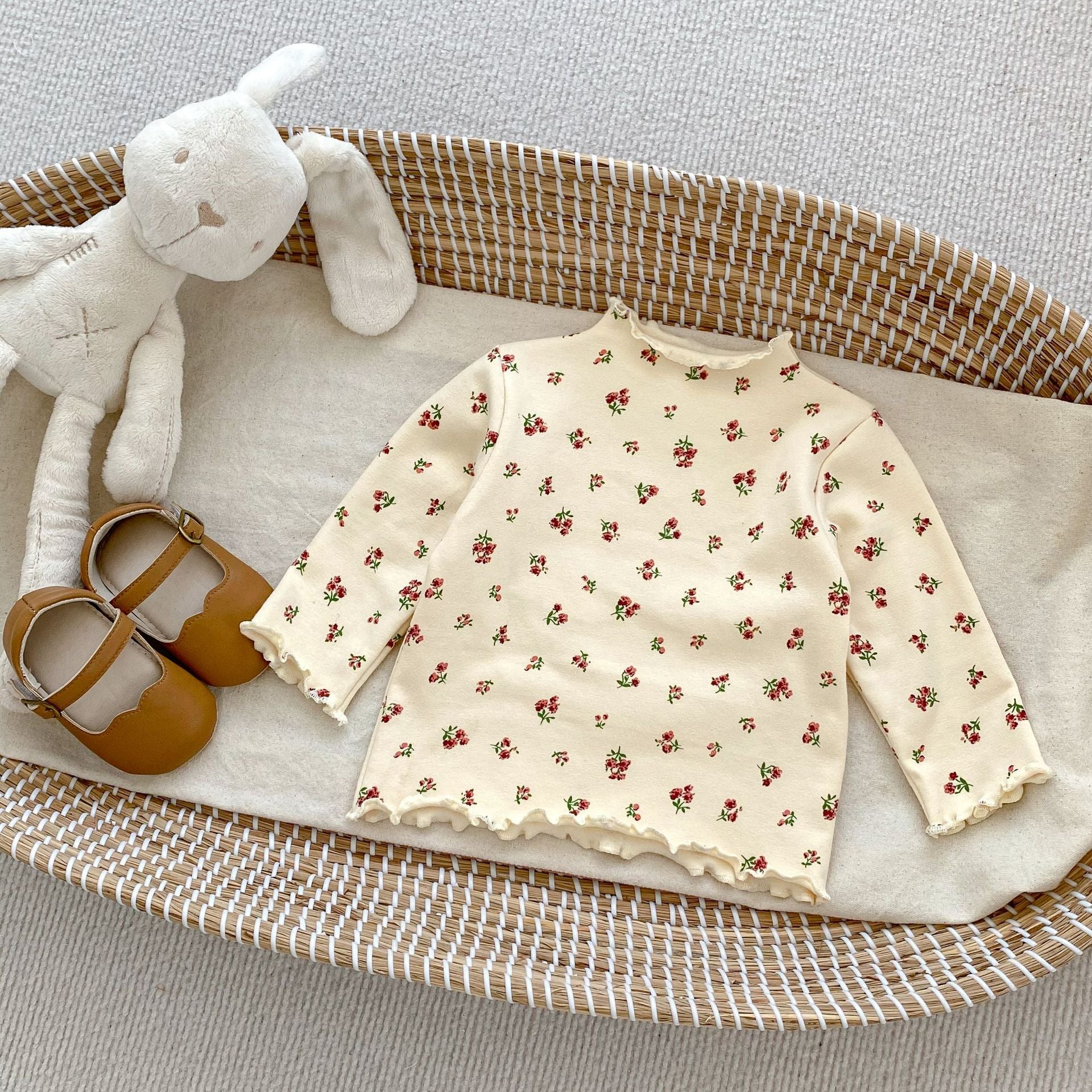 Vintage Blossom Rib Top