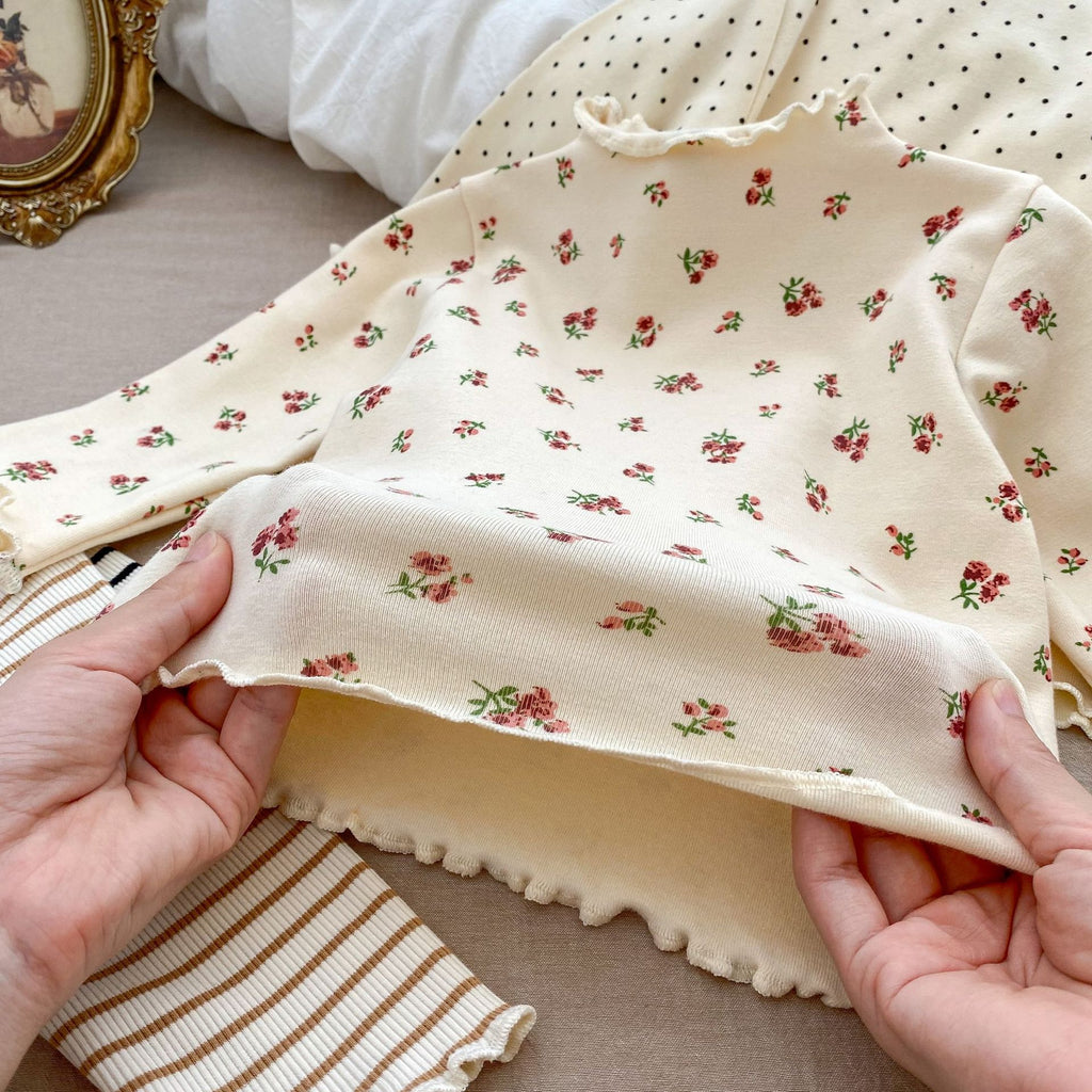 Vintage Blossom Rib Top