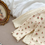 Vintage Blossom Rib Top