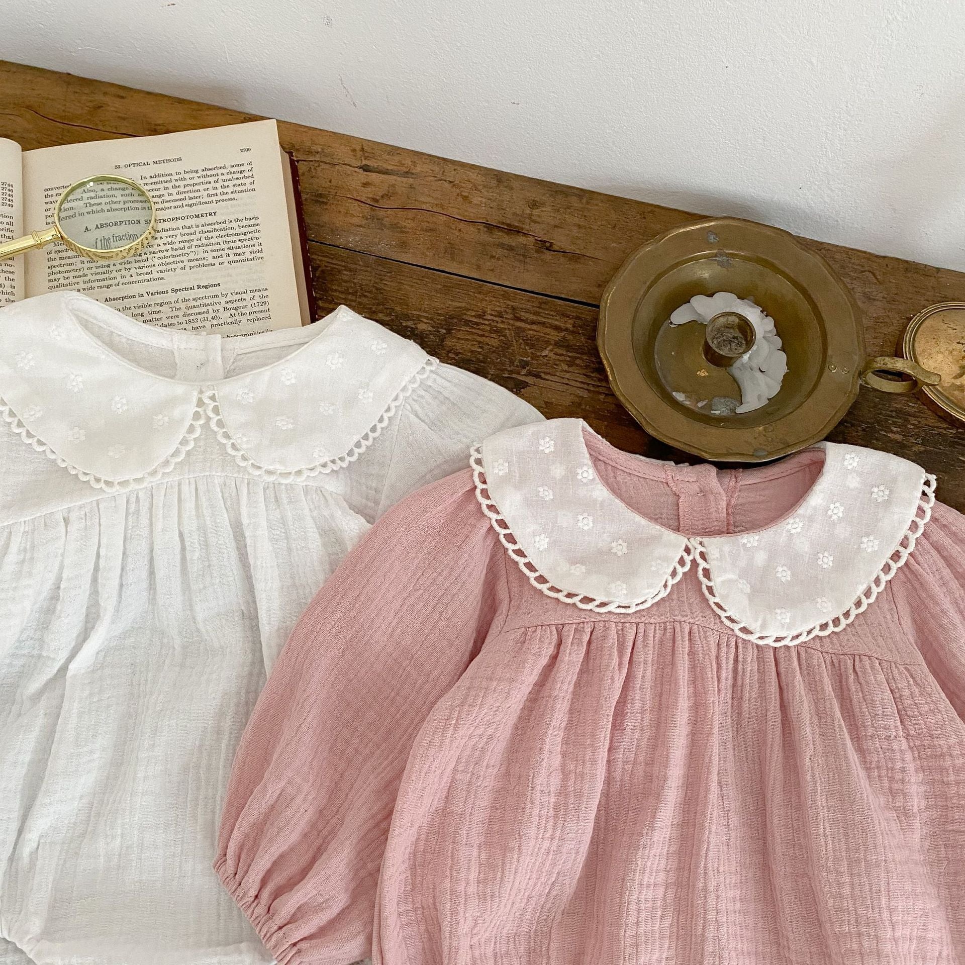 Luna Lace Collar Romper