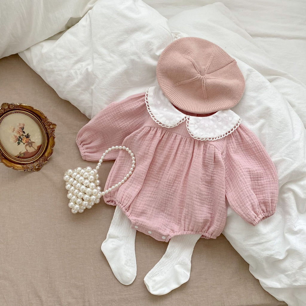Luna Lace Collar Romper