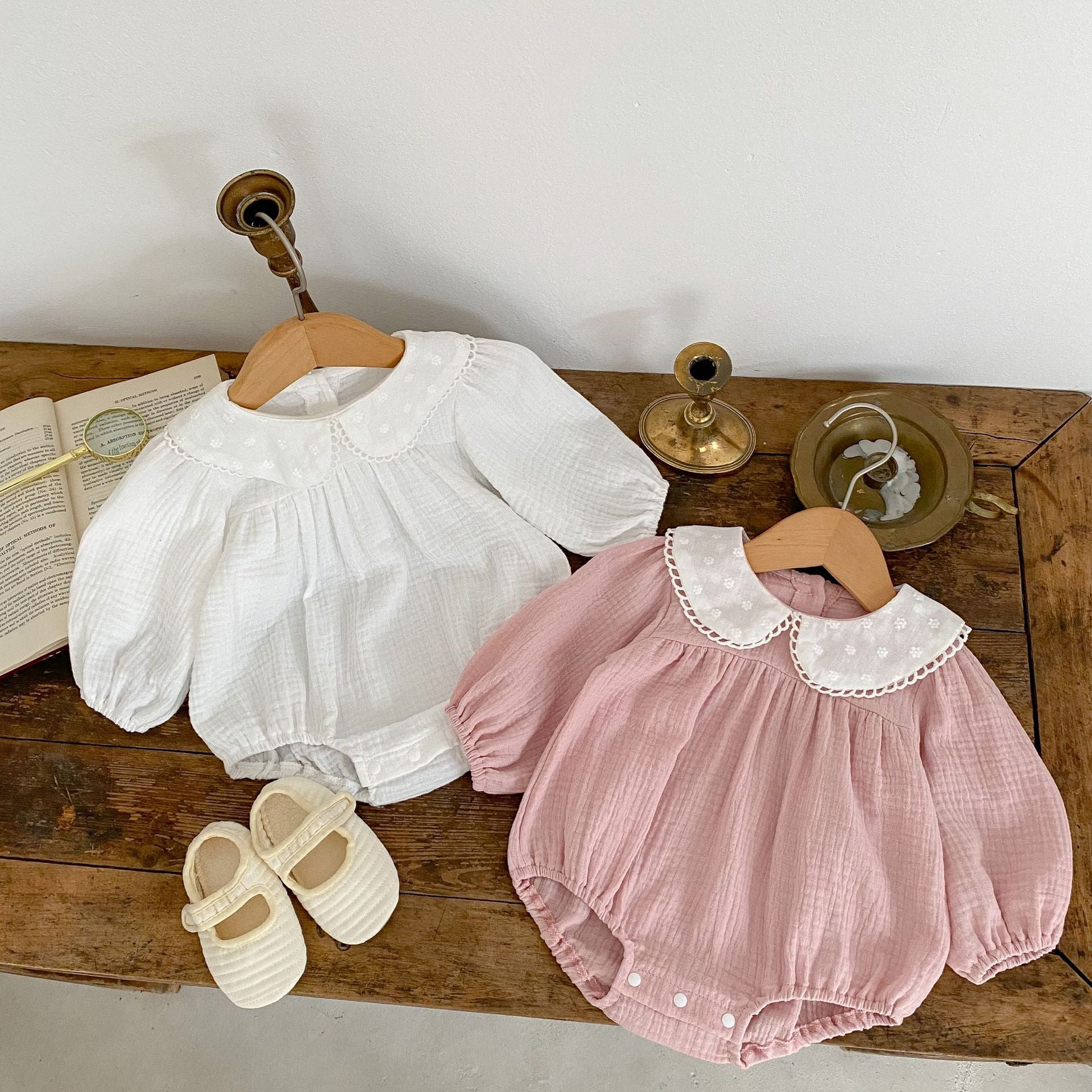Luna Lace Collar Romper