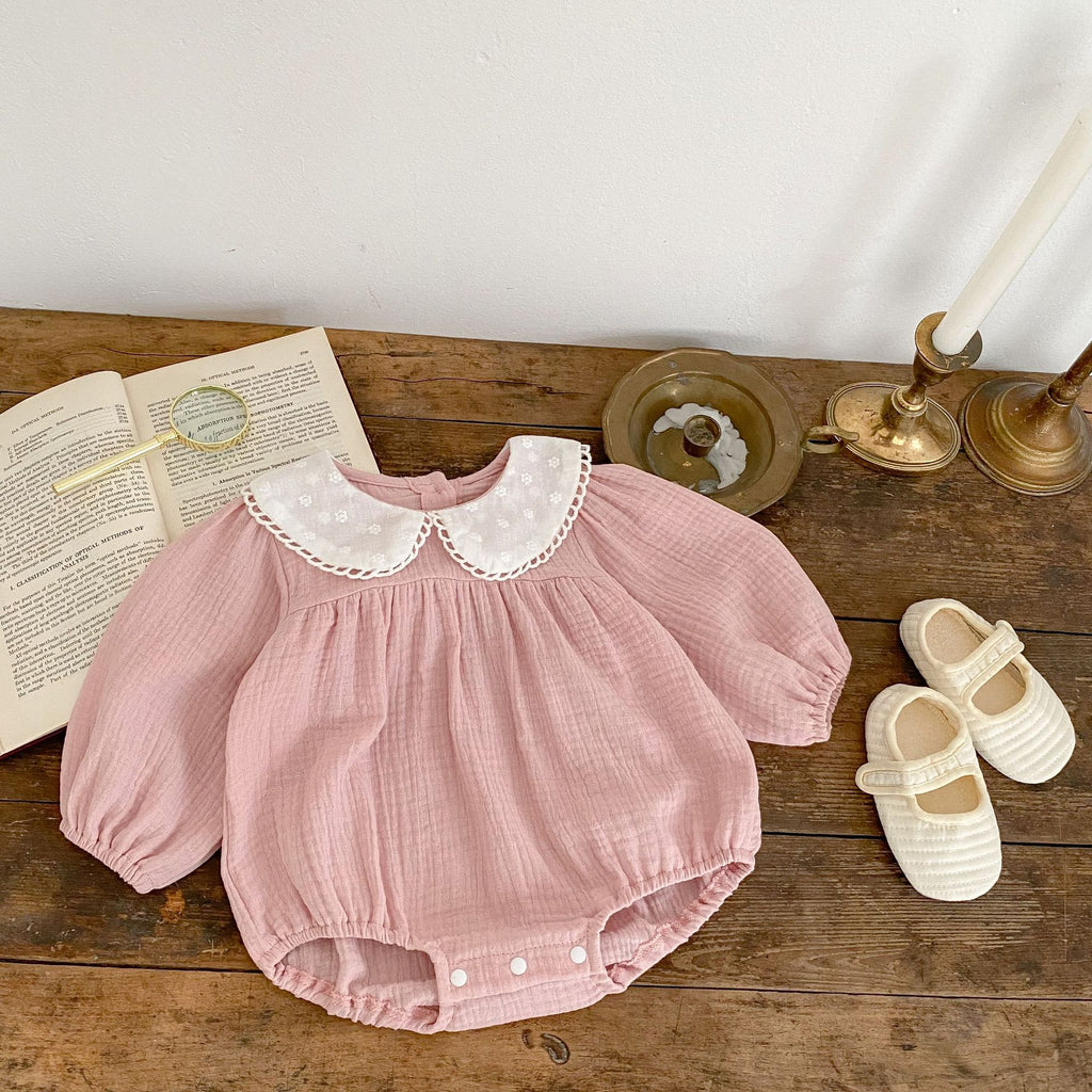 Luna Lace Collar Romper