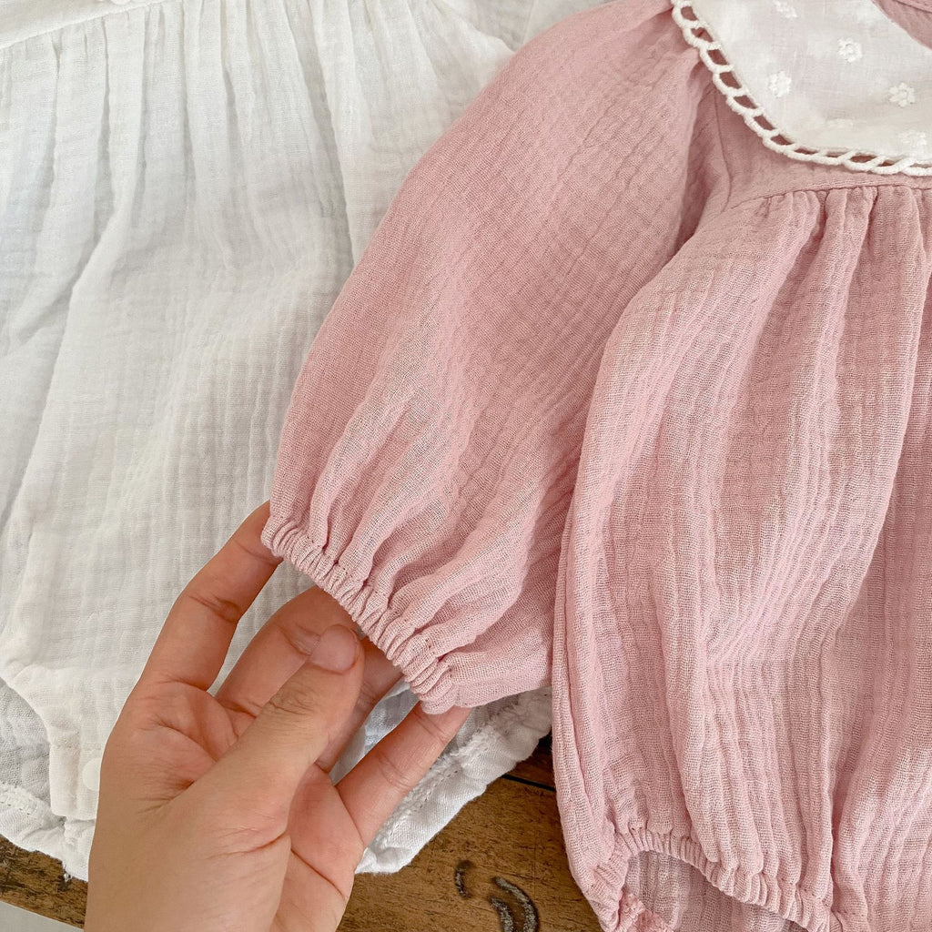 Luna Lace Collar Romper
