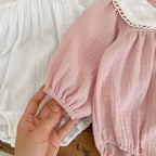 Luna Lace Collar Romper