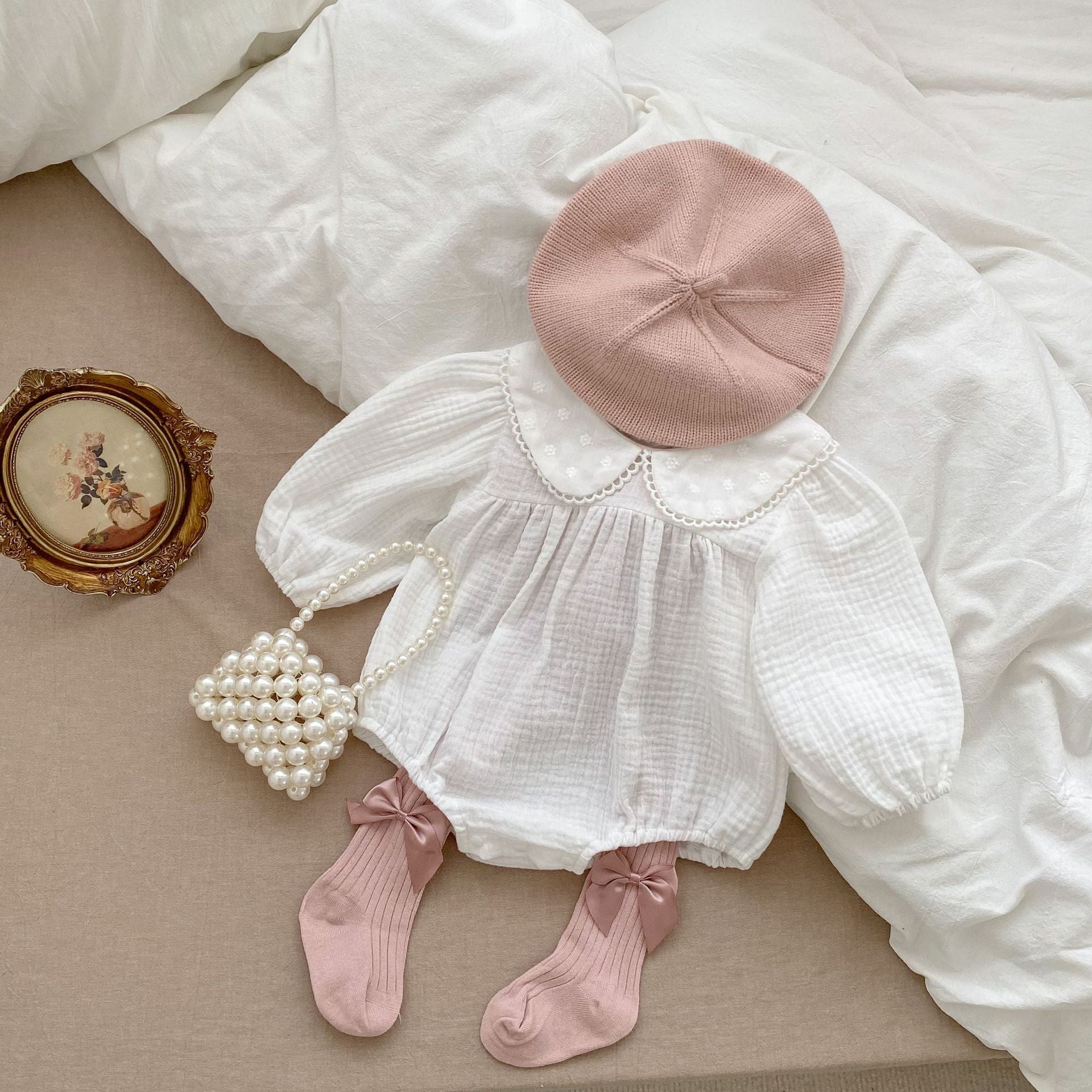 Luna Lace Collar Romper