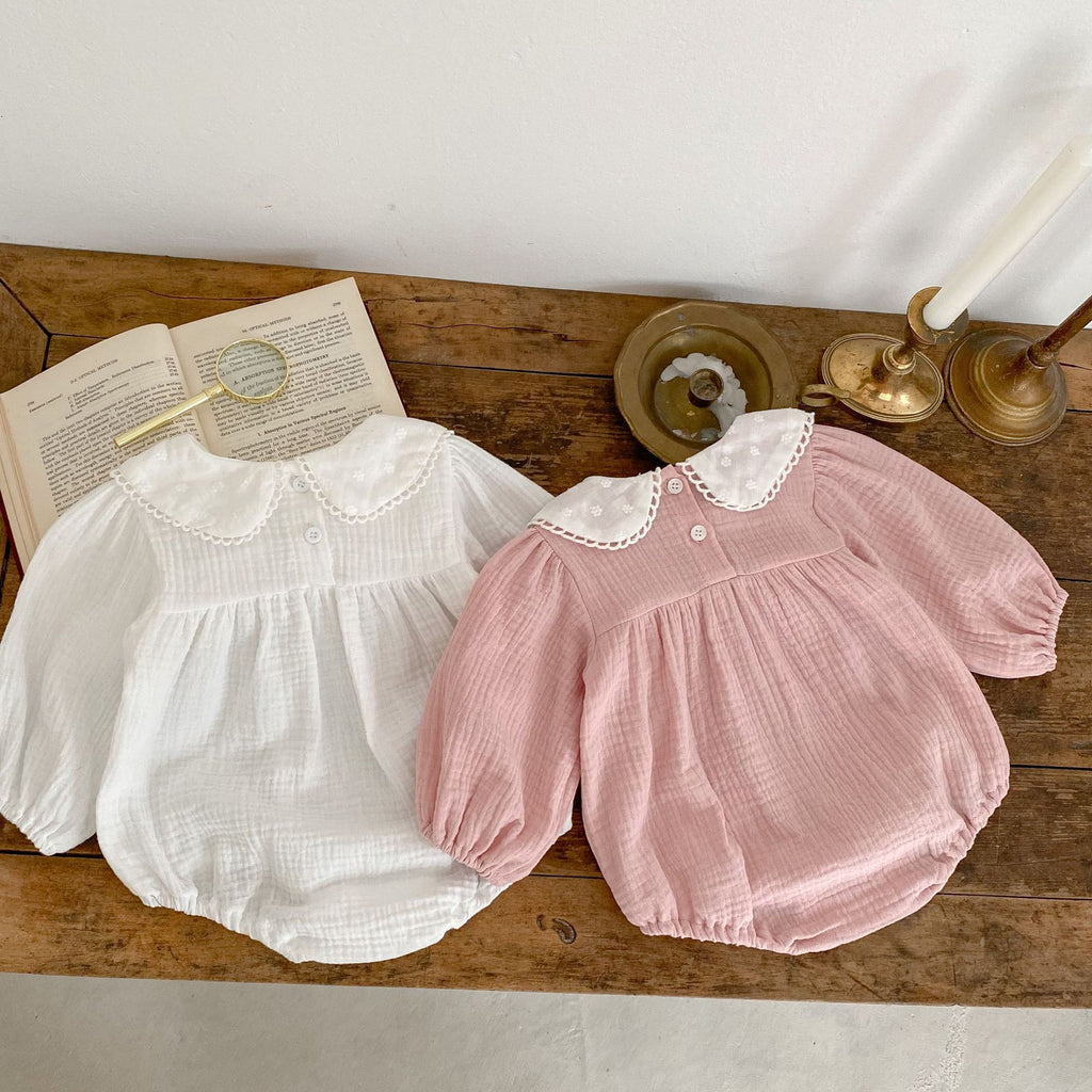 Luna Lace Collar Romper