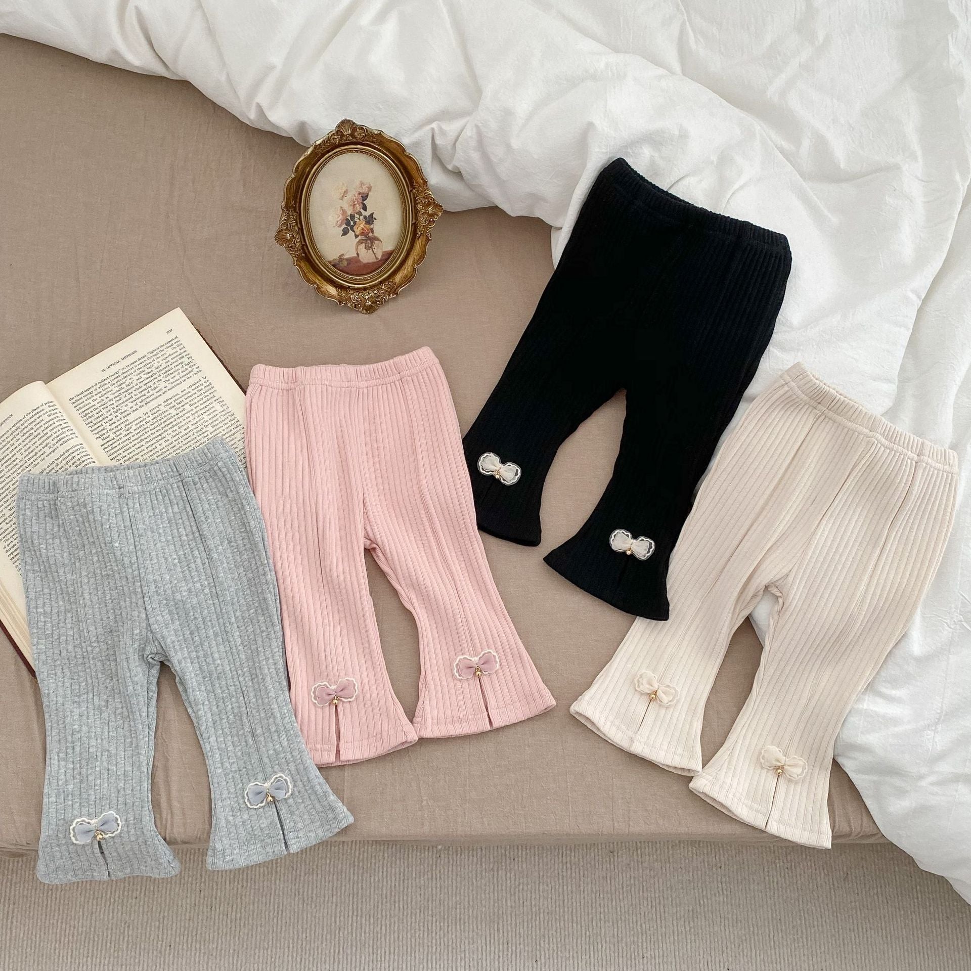 Bella Bow Flare Leggings