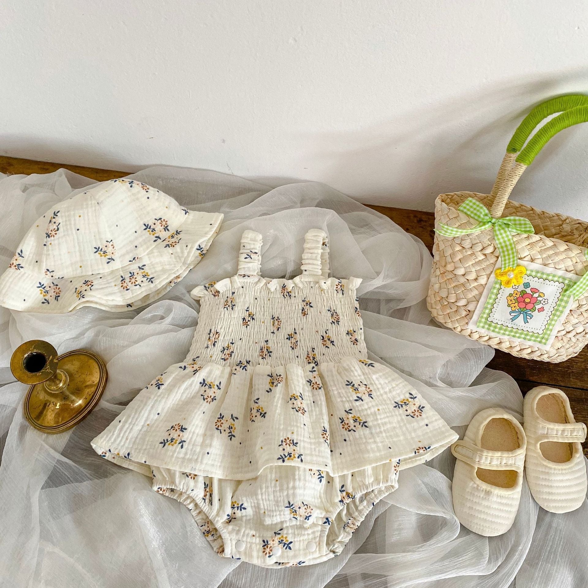 Summer Bloom Romper Set