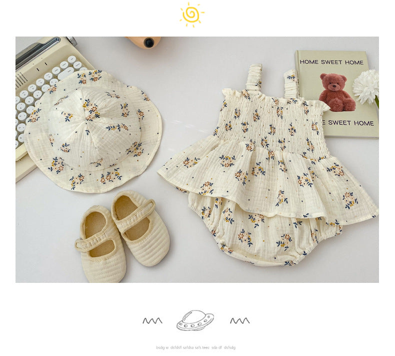 Summer Bloom Romper Set