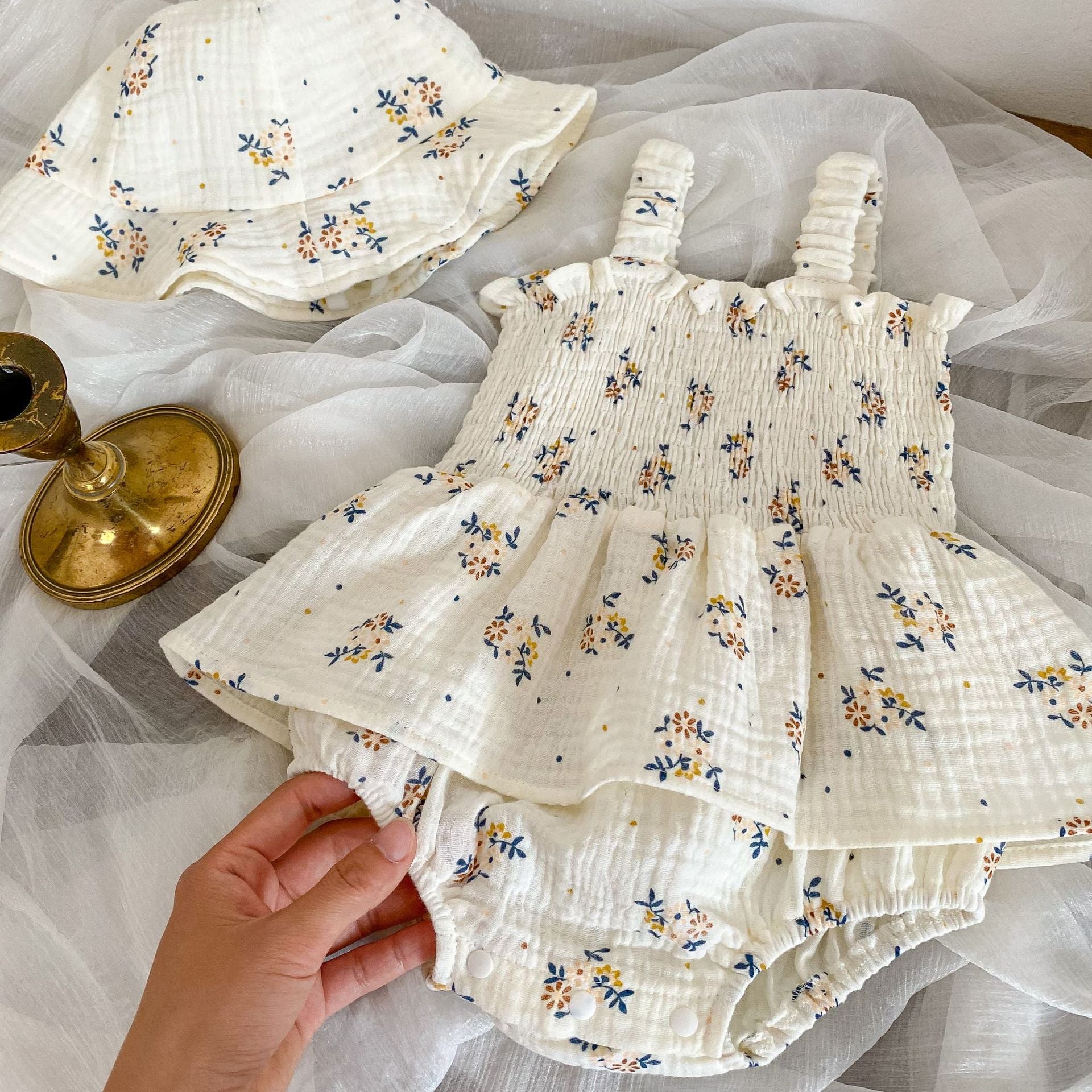 Summer Bloom Romper Set