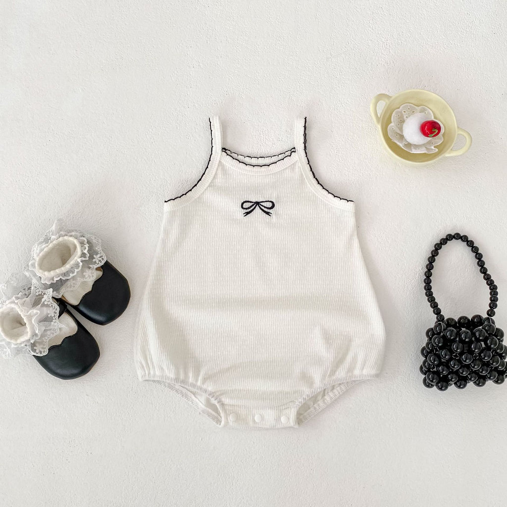 Noelle Bow Romper
