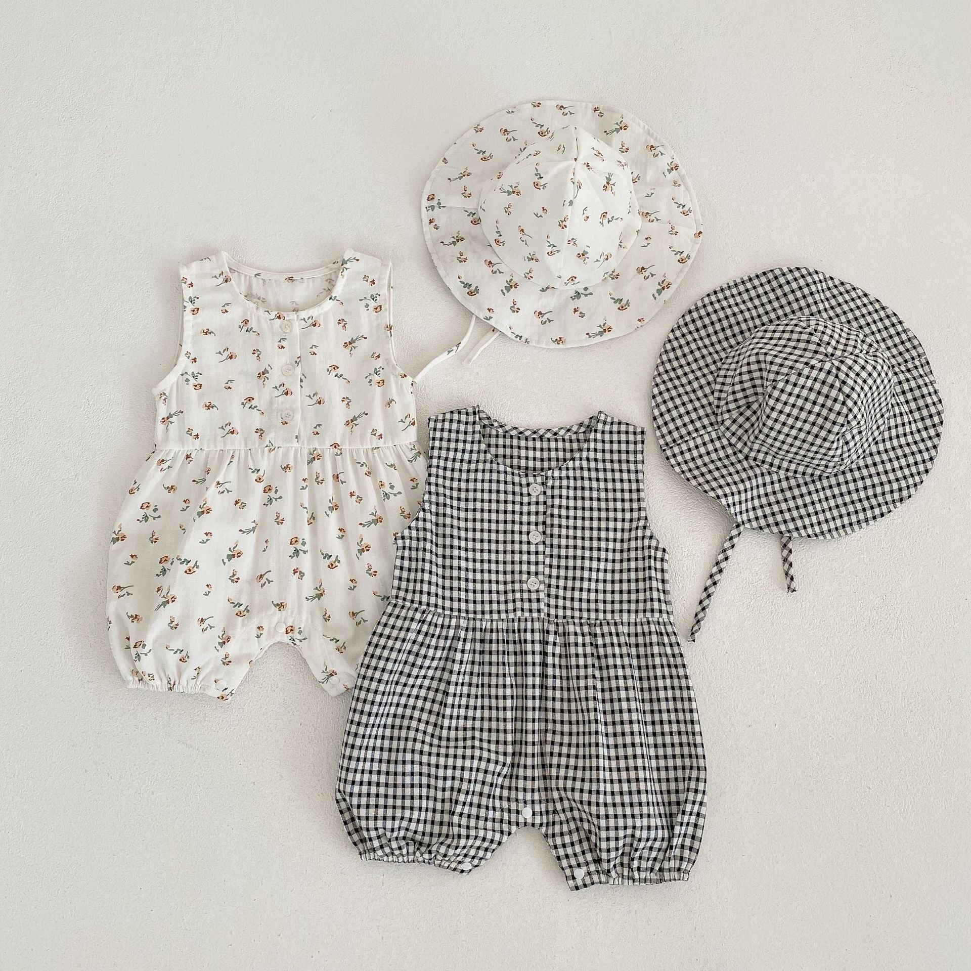 Sophia Floral Romper Set