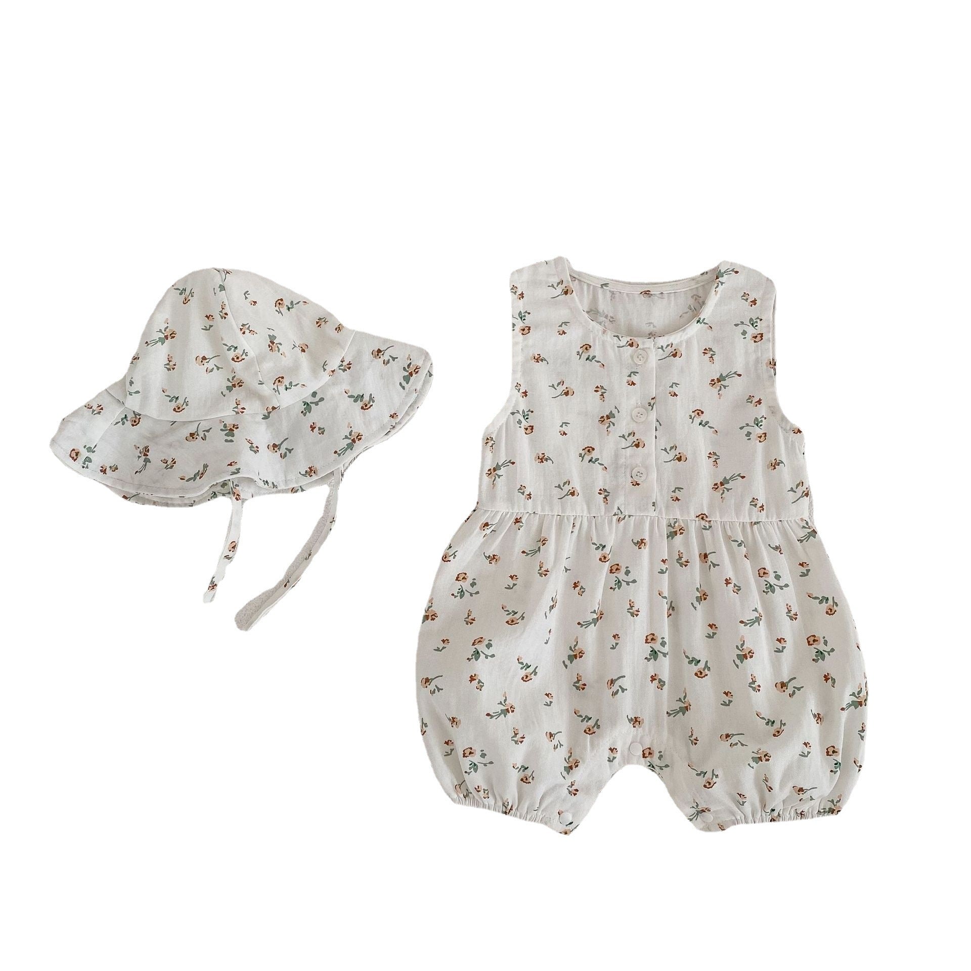 Sophia Floral Romper Set