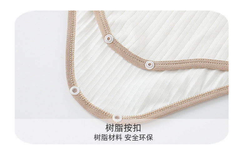 Baby Clothes Spring Bag Fart Clothes Pure Cotton Class A Solid Color Body Clothes Base Boneless Long Sleeve Baby Triangle Climbing Clothes
