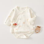 Newborn Baby Clothes, Newborn Romper, Spring/autumn Pure Cotton Seamless Onesie, Triangular Bodysuit, Spring Outfit