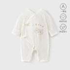 Newborn Clothes Summer Thin Boneless Breathable Baby Clothes Butterfly Clothes Monk Clothes Baby Jumpsuit