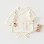 Newborn Baby Clothes, Newborn Romper, Spring/autumn Pure Cotton Seamless Onesie, Triangular Bodysuit, Spring Outfit