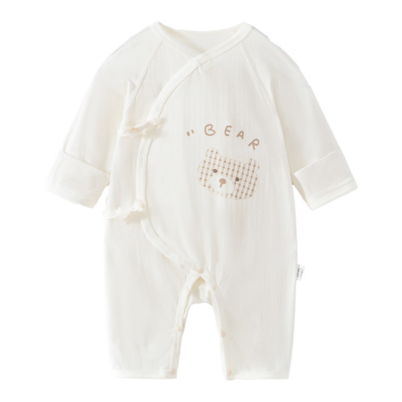 Newborn Clothes Summer Thin Boneless Breathable Baby Clothes Butterfly Clothes Monk Clothes Baby Jumpsuit