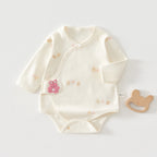 Newborn Baby Clothes, Newborn Romper, Spring/autumn Pure Cotton Seamless Onesie, Triangular Bodysuit, Spring Outfit