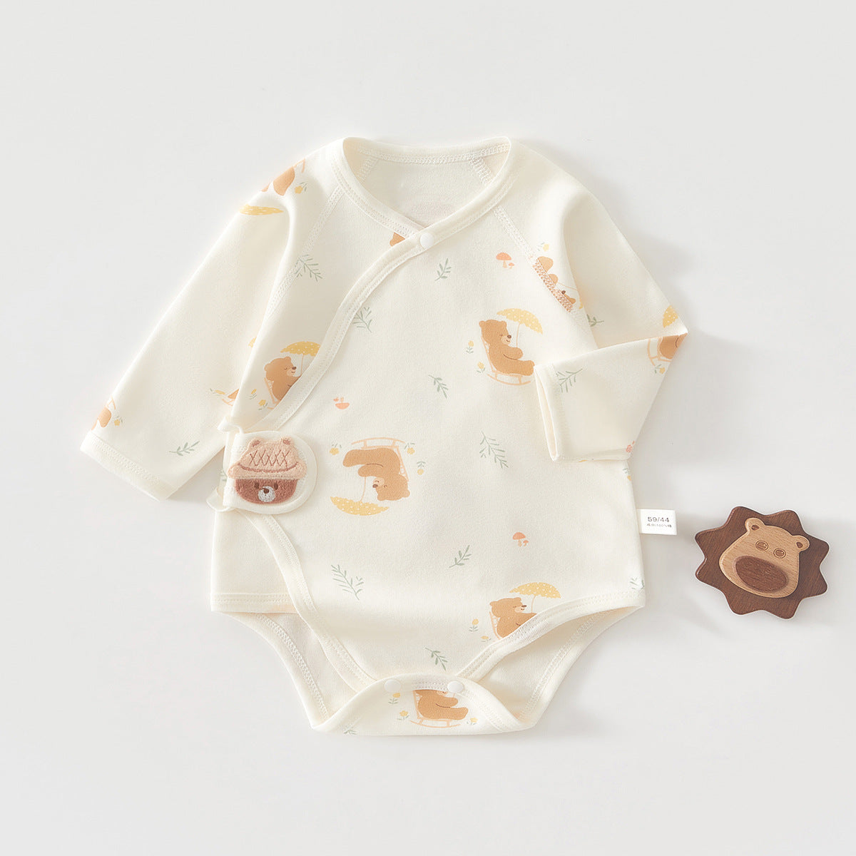 Newborn Baby Clothes, Newborn Romper, Spring/autumn Pure Cotton Seamless Onesie, Triangular Bodysuit, Spring Outfit