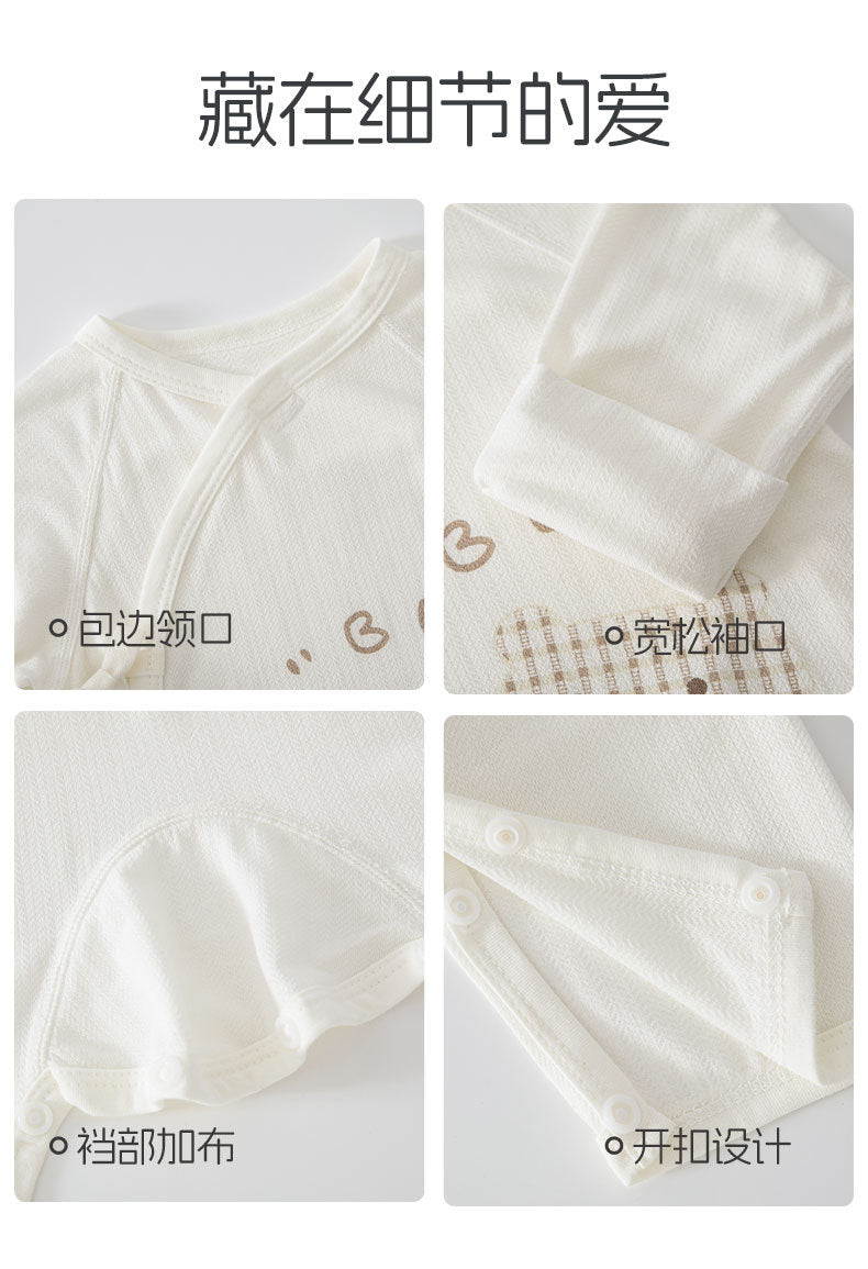 Newborn Clothes Summer Thin Boneless Breathable Baby Clothes Butterfly Clothes Monk Clothes Baby Jumpsuit