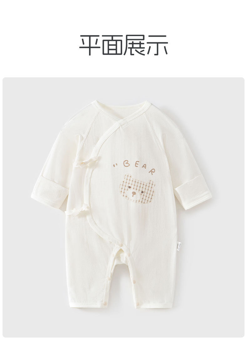 Newborn Clothes Summer Thin Boneless Breathable Baby Clothes Butterfly Clothes Monk Clothes Baby Jumpsuit