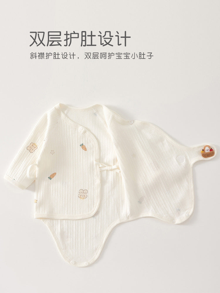 Newborn Baby Clothes, Newborn Romper, Spring/autumn Pure Cotton Seamless Onesie, Triangular Bodysuit, Spring Outfit