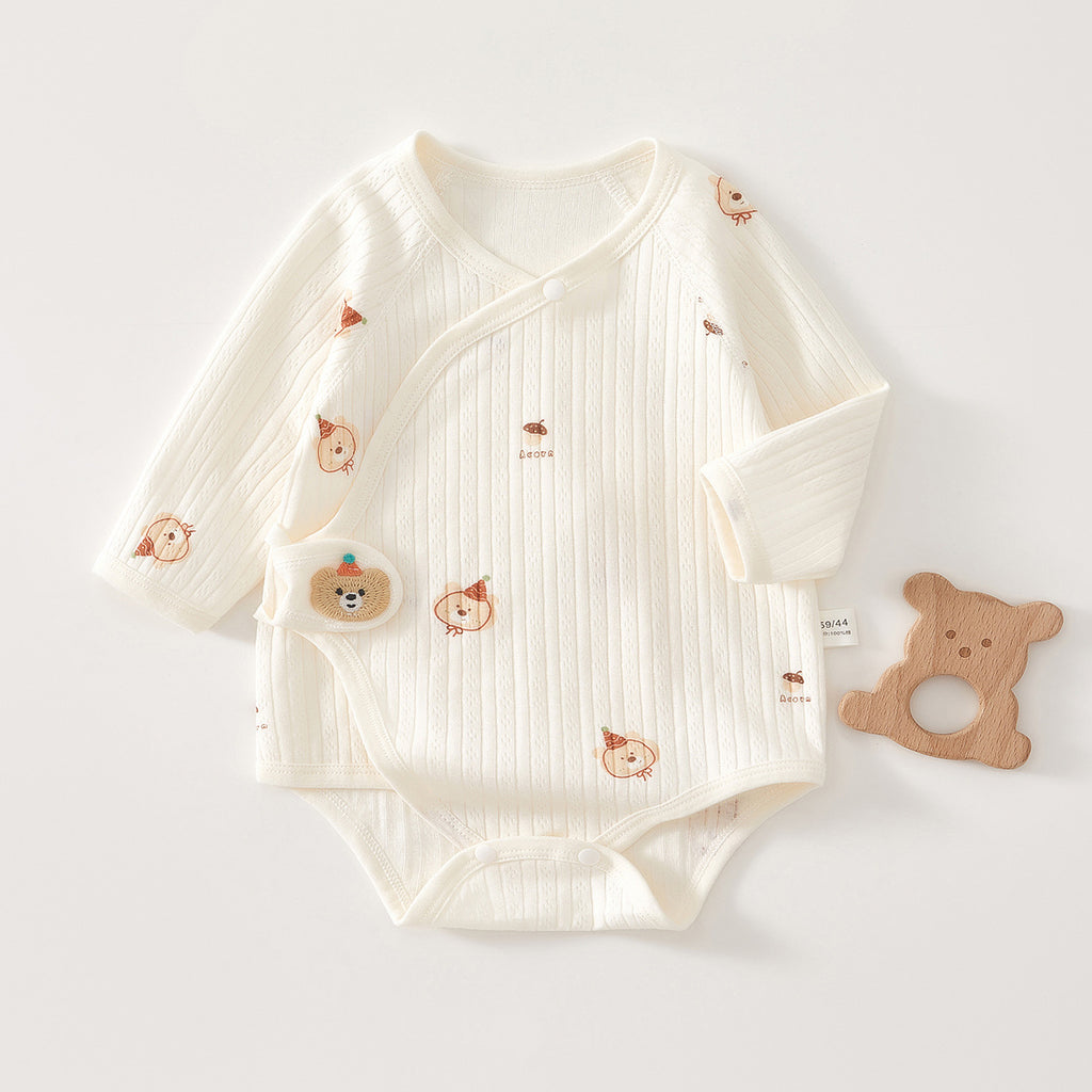 Newborn Baby Clothes, Newborn Romper, Spring/autumn Pure Cotton Seamless Onesie, Triangular Bodysuit, Spring Outfit