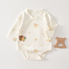 Newborn Baby Clothes, Newborn Romper, Spring/autumn Pure Cotton Seamless Onesie, Triangular Bodysuit, Spring Outfit