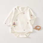 Newborn Baby Clothes, Newborn Romper, Spring/autumn Pure Cotton Seamless Onesie, Triangular Bodysuit, Spring Outfit