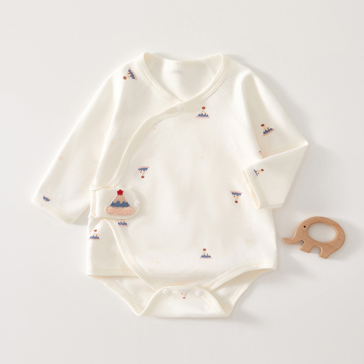 Newborn Baby Clothes, Newborn Romper, Spring/autumn Pure Cotton Seamless Onesie, Triangular Bodysuit, Spring Outfit