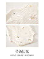 Newborn Baby Clothes, Newborn Romper, Spring/autumn Pure Cotton Seamless Onesie, Triangular Bodysuit, Spring Outfit