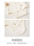 Newborn Baby Clothes, Newborn Romper, Spring/autumn Pure Cotton Seamless Onesie, Triangular Bodysuit, Spring Outfit