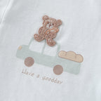 Baby Jumpsuit Summer Cotton Baby Clothes Casual Outdoor Air Conditioning Clothing Cotton Breathable Sweat-wicking Anyang Children's Clothing