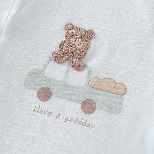 Baby Jumpsuit Summer Cotton Baby Clothes Casual Outdoor Air Conditioning Clothing Cotton Breathable Sweat-wicking Anyang Children's Clothing