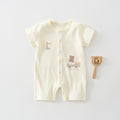 Baby Jumpsuit Summer Cotton Baby Clothes Casual Outdoor Air Conditioning Clothing Cotton Breathable Sweat-wicking Anyang Children's Clothing