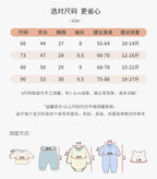 Baby Jumpsuit Summer Cotton Baby Clothes Casual Outdoor Air Conditioning Clothing Cotton Breathable Sweat-wicking Anyang Children's Clothing