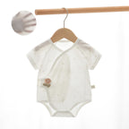 Newborn Baby Romper, Class A, Summer Thin Onesie, Baby’s Triangular Bodysuit, Short-sleeved Monk-style Outfit, Pajamas.
